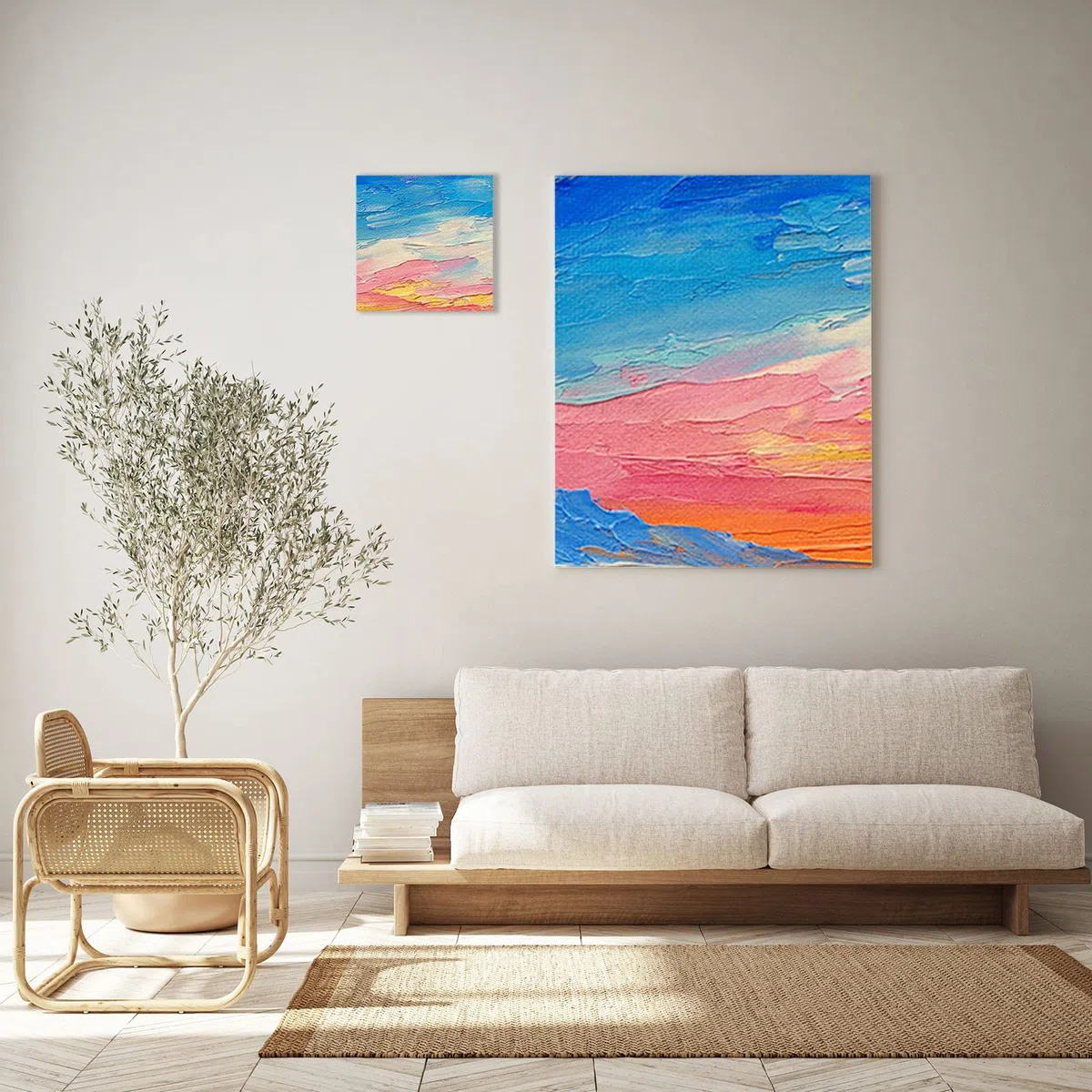 PATIKIL Pintura Lienzos para Pintar, 4 Paquete 12x12 Pulgadas Cuadrado Madera Marco Estirado En Blanco Arte Tablero Paneles para Acrílico, Óleo, Al Temple Pintura, Negro