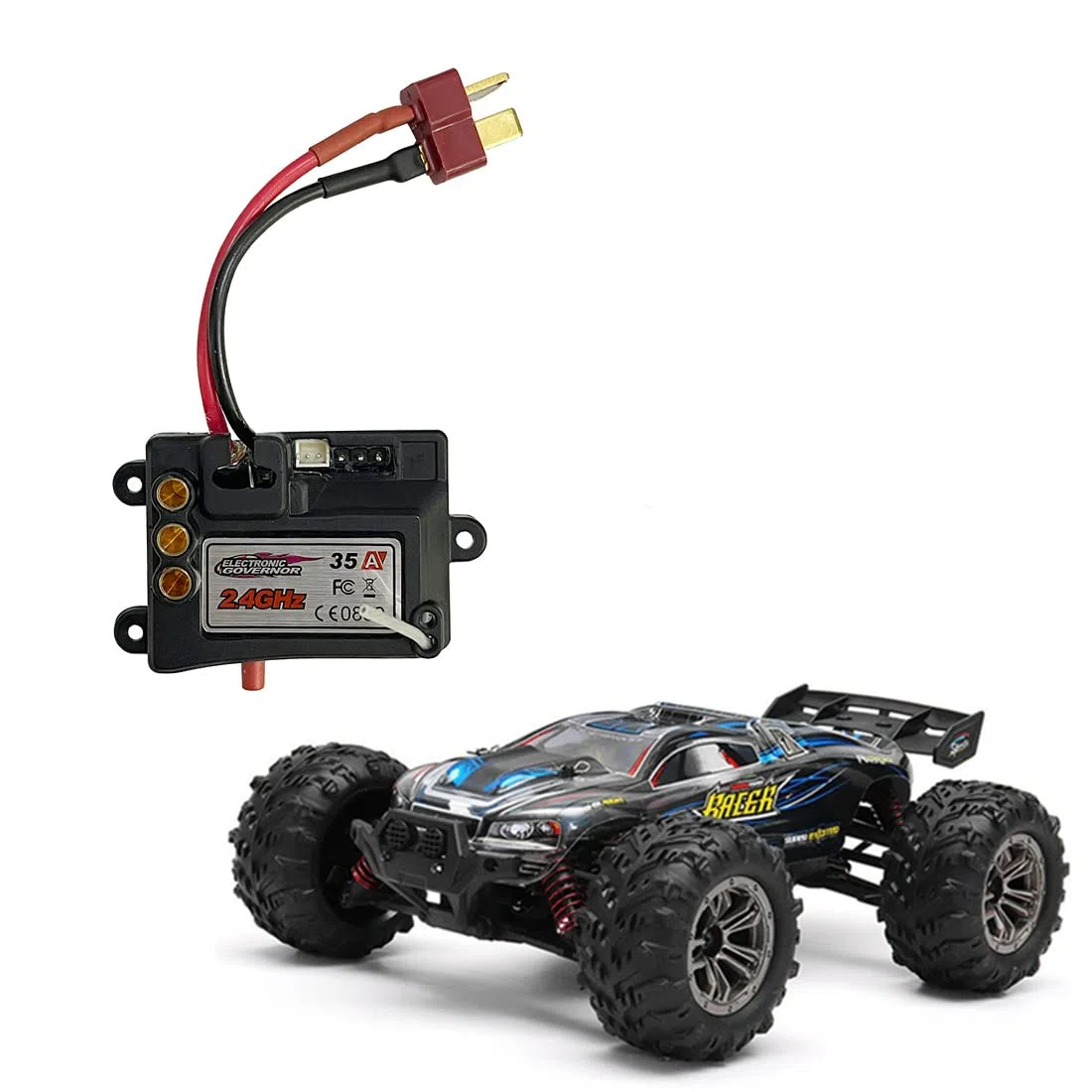 Brushless ESC QZJ06 - Regulador de velocidad electrónico para Xinlehong Q901 Q902 Q903 1/16 RC Auto Repuestos Accesorios