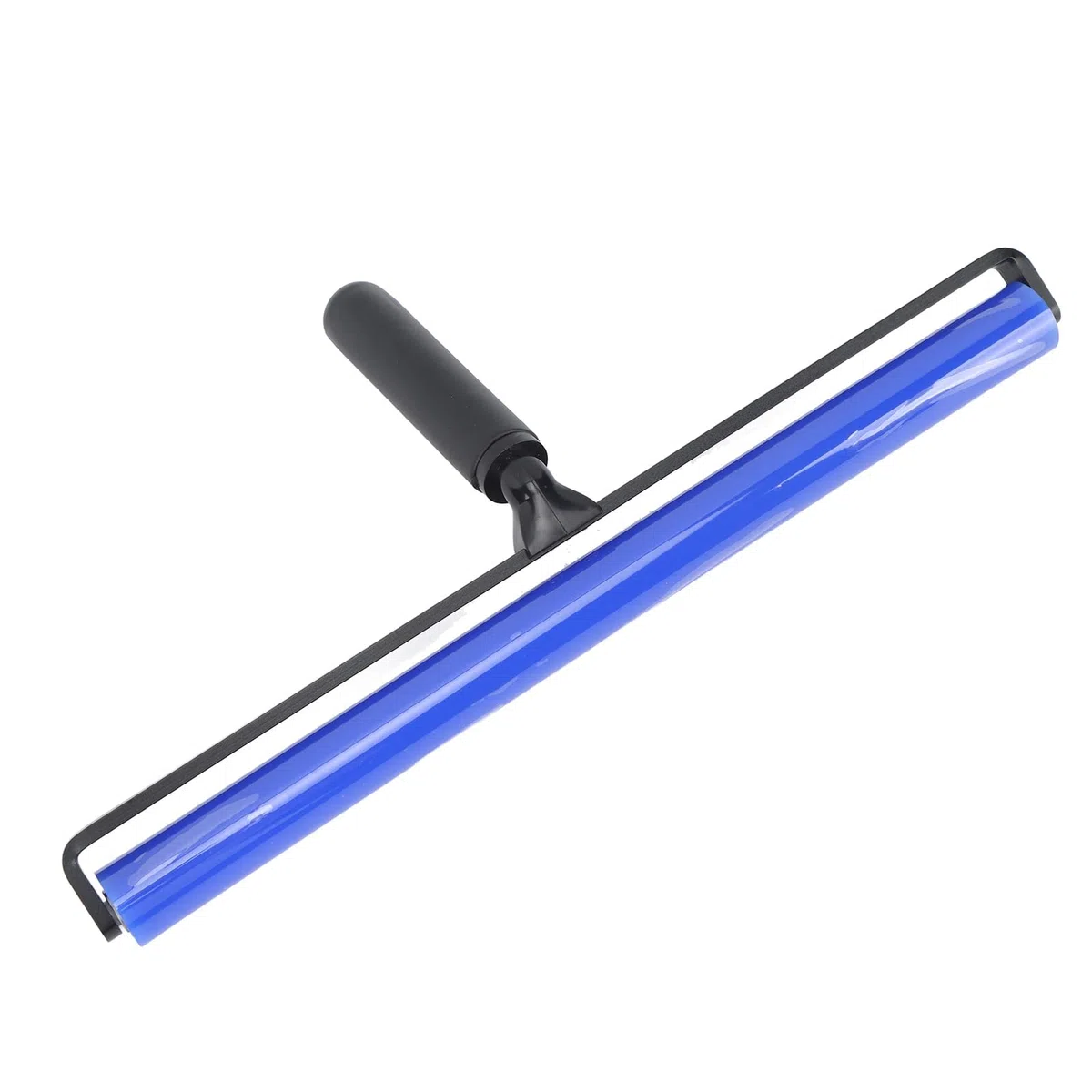 Para rodillo de pelusa, eliminación rápida del polvo, función electrostática, material de silicona de alta calidad, mango de plástico, para uso doméstico (16 pulgadas)