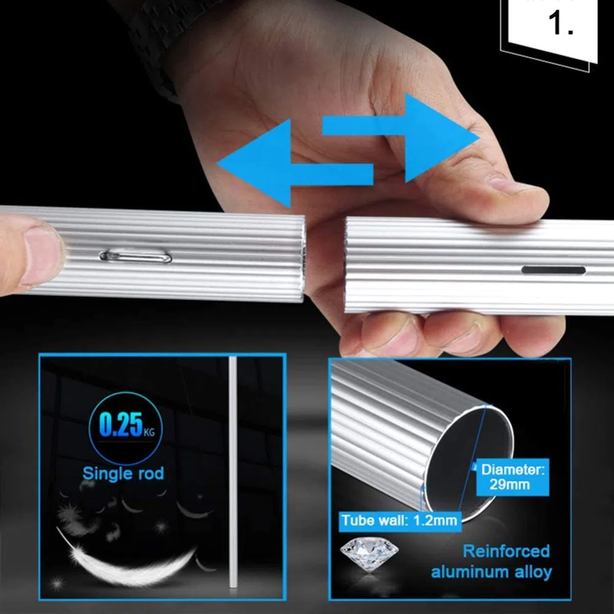 Kit de limpieza de ventanas Teles alimentado por agua de 10 m para techos de invernadero, ideal para limpieza de paneles solares, cepillo extensible para un uso eficiente en exteriores