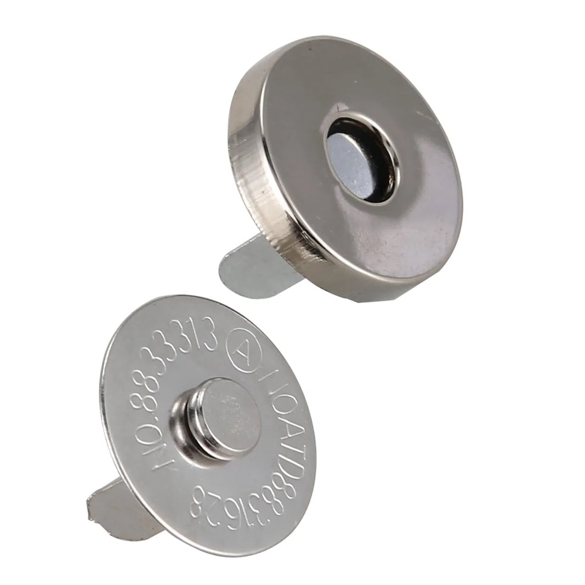 rieder 200 Juegos de Broches de de Botón Magnético de 18 mm - para Coser, Manualidades, Monederos, Bolsos, Ropa,
