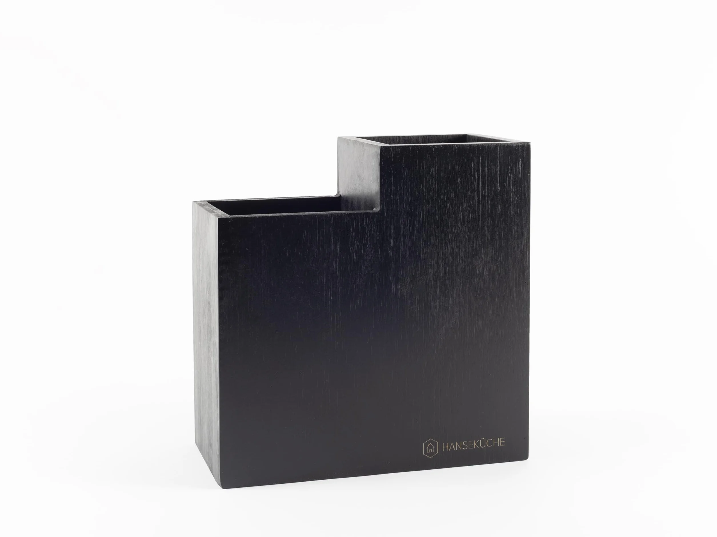 Hanseküche Bloque para cuchillos sin cuchillos, de madera, de bambú, extra ancho