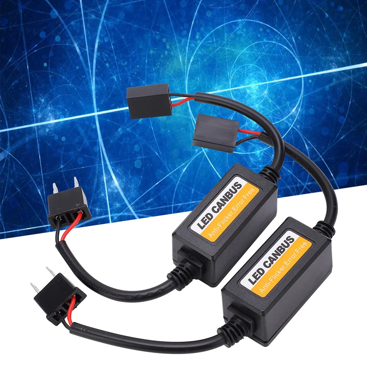 Cancelador de Fallas de Luz LED, Cancelador de Fallas de Decodificador LED Antiparpadeo para H7 DC para Decodificador de Bus Canbus