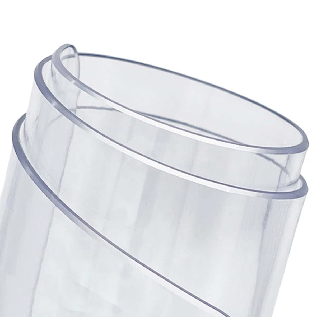 Mantel de PVC transparente de 2 mm, funda de plástico impermeable para escritorios de cocina y oficina, protector de mesa de 100 cm x 150 cm, fácil de limpiar, elegante decoración de mesa de comedor