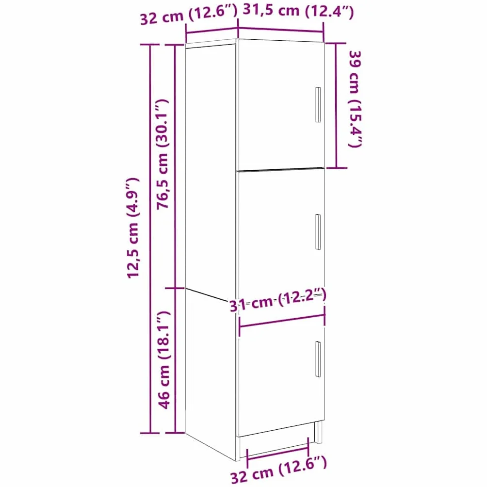 Escritorio de madera Sonoma gris con espacio de almacenamiento y estantería, 133,5 x 50 x 124 cm, 2 piezas, ergonómicamente ahorra espacio para oficina, oficina en casa y lugar de trabajo