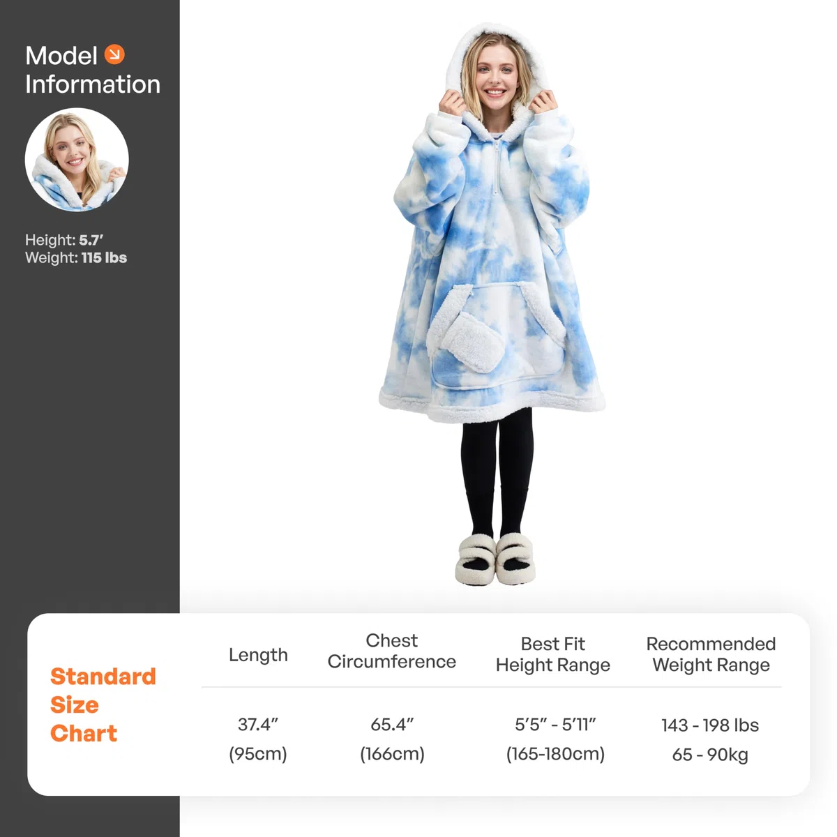 Giggling Getup Manta con Capucha Ponible para Mujeres y Hombres - Sudadera Manta de Franela Sherpa Sobredimensionada, con Gran Bolsillo y Mangas, Regalos de Cumpleaños para Adultos