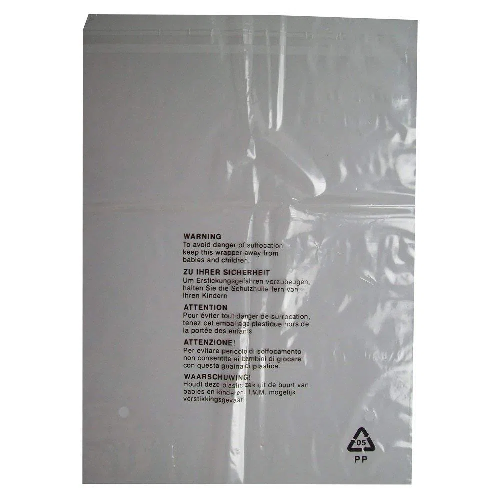 Bolsas de plástico transparente con cierre autoadhesivo para ropa o ropa, tamaño grande de 30 x 38 cm, 300 x 380 mm, 38 mu, 200