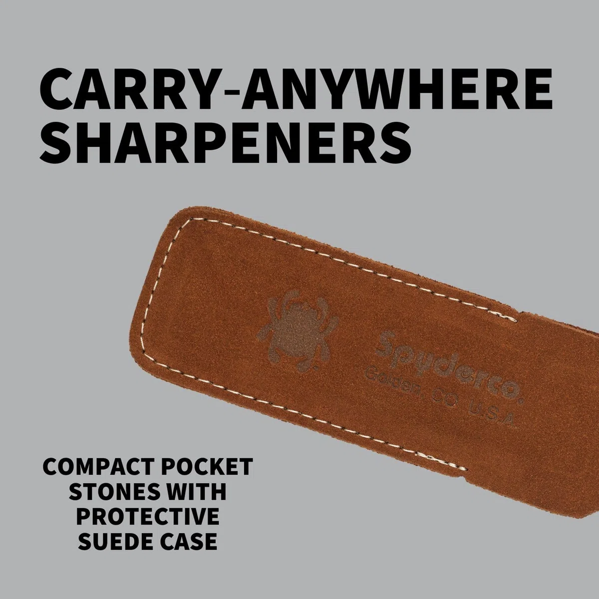 Spyderco Spy-303m Afilador, Unisex, Blanco, 1" x 5" x 1/8"