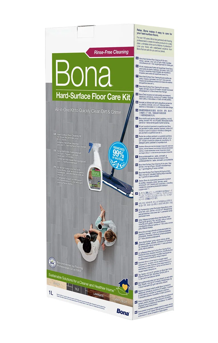 Bona Kit de Limpieza para suelos laminados y superficies duras