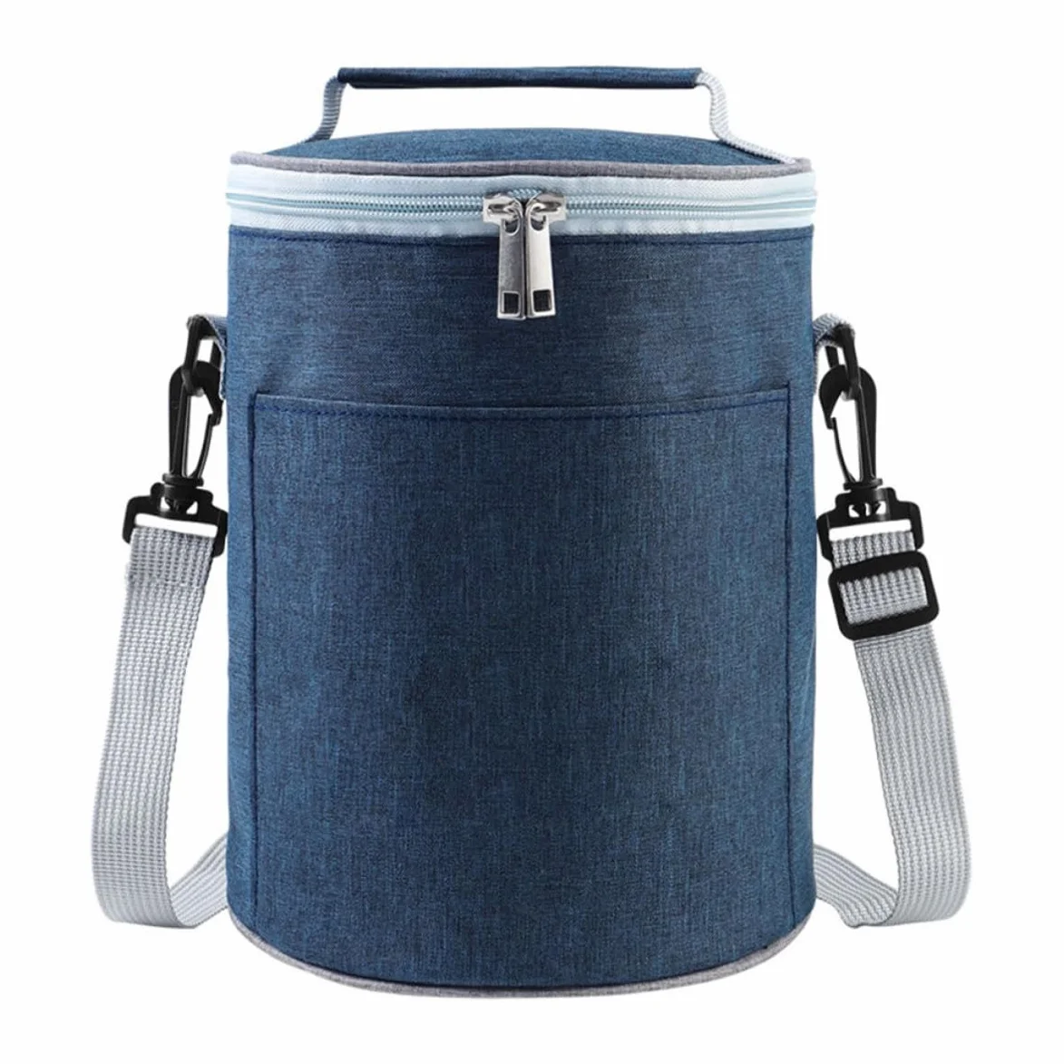 jojofuny 1pieza Bolsa Térmica para Almuerzo Mediana de Aluminio Portátil con Aislamiento de Oxford Bolsa Isotérmica para Comida de Camping y Trabajo Contenedor de Almacenamiento Resistente
