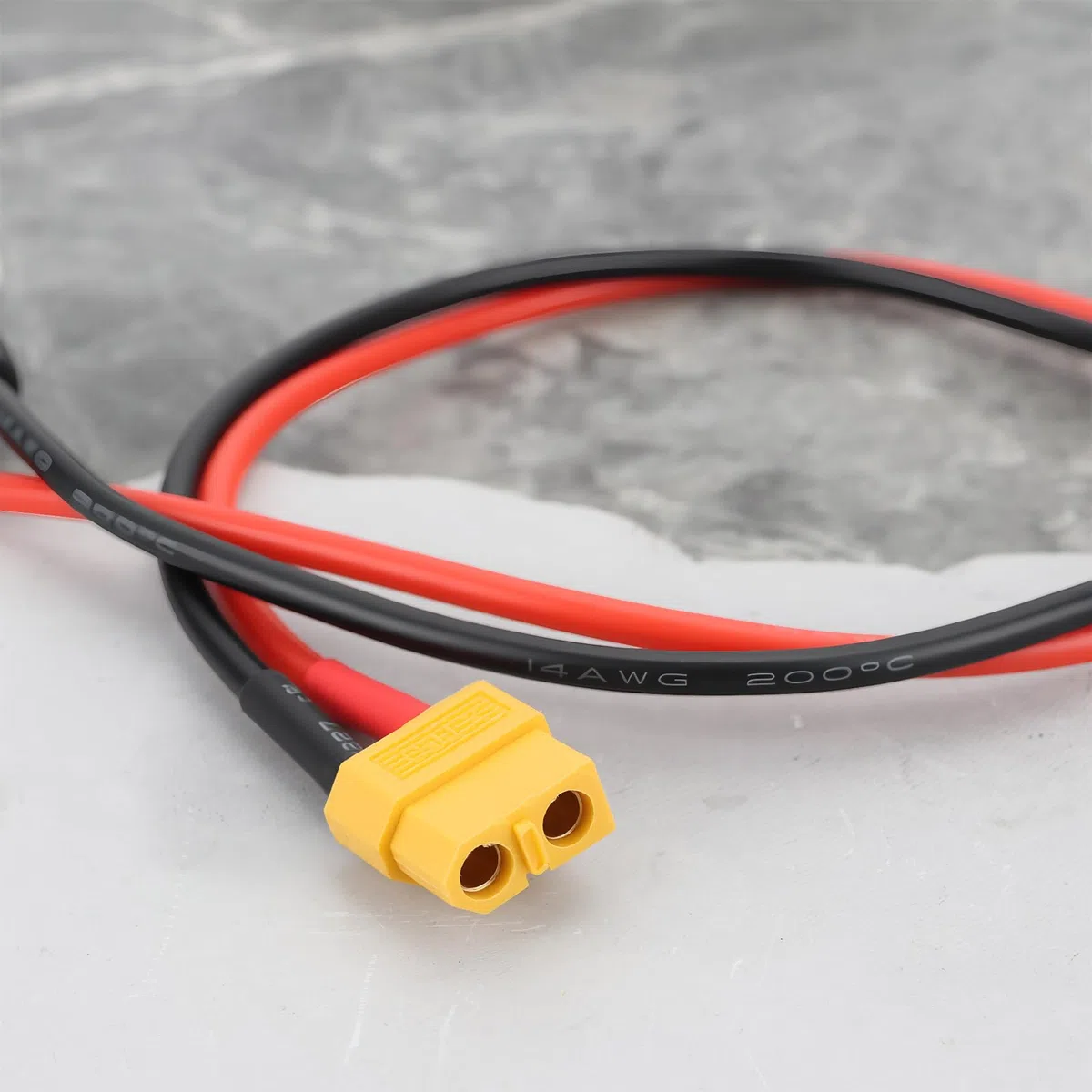 EMSea Adaptador de Cable de Carga de 2 Piezas XT60 Hembra A Conector Banana de 4 Mm 40 Cm 14 AWG para El Modelo