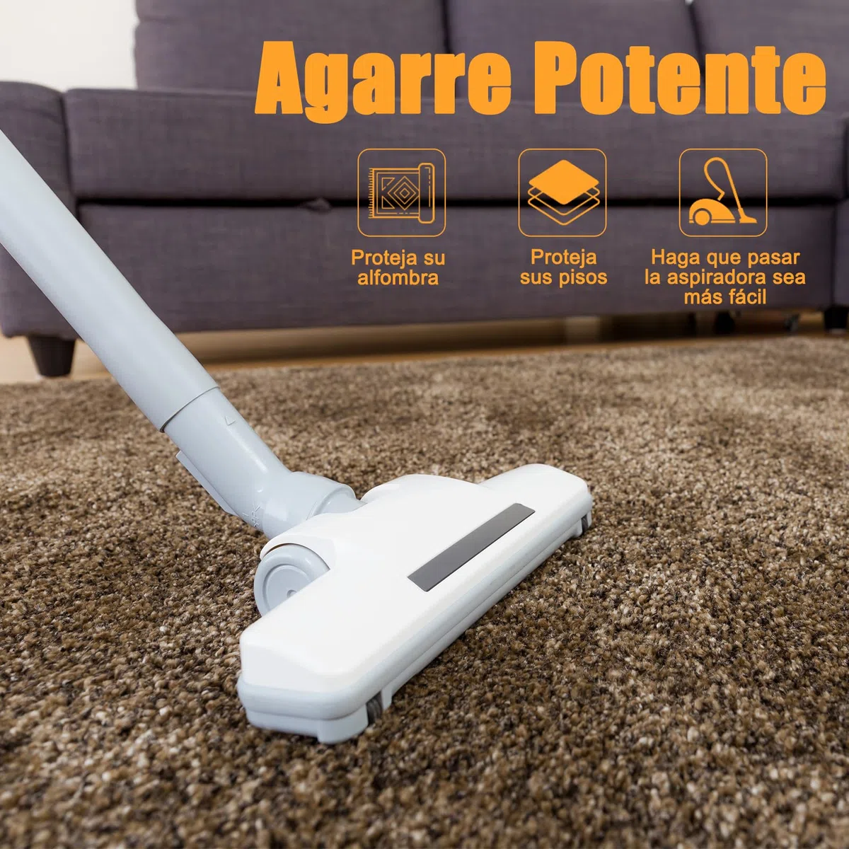 Almohadilla de Alfombra de Fieltro Antideslizante, 80x130cm con Respaldo de Goma, Protector Debajo de la Alfombra para Pisos de Madera, Mantiene Las alfombras en su Lugar, Suave y Seguro