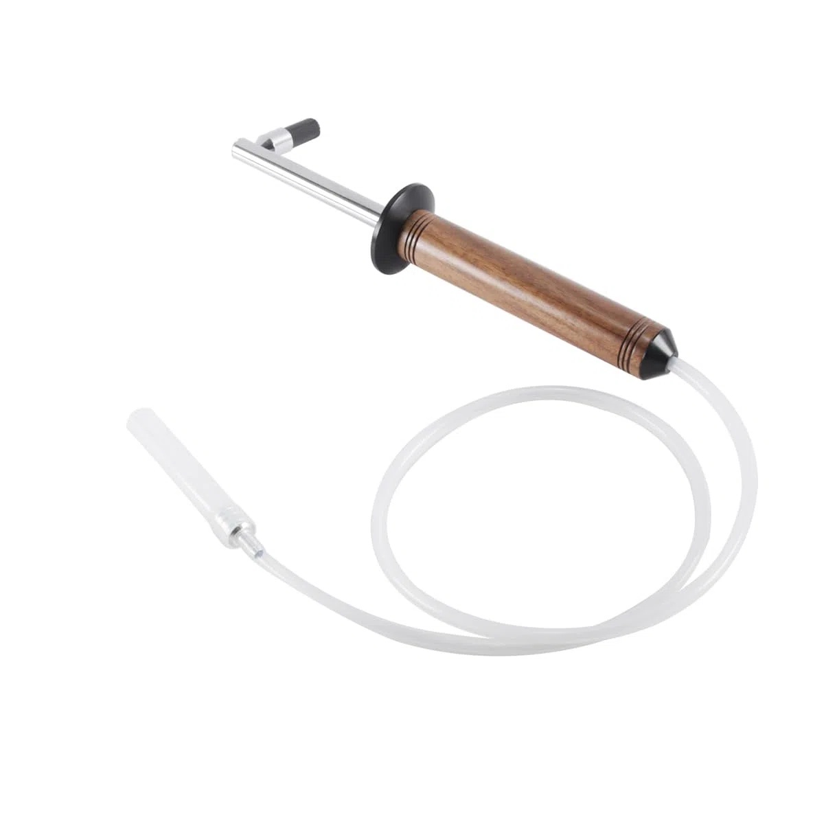 Cepillo De Limpieza Para Cafeteras, Herramienta De Limpieza a Vapor Para Cafeteras Espresso De Alta Presión, Cepillo Con Mango De Madera Y Abrazadera Para Manguera.
