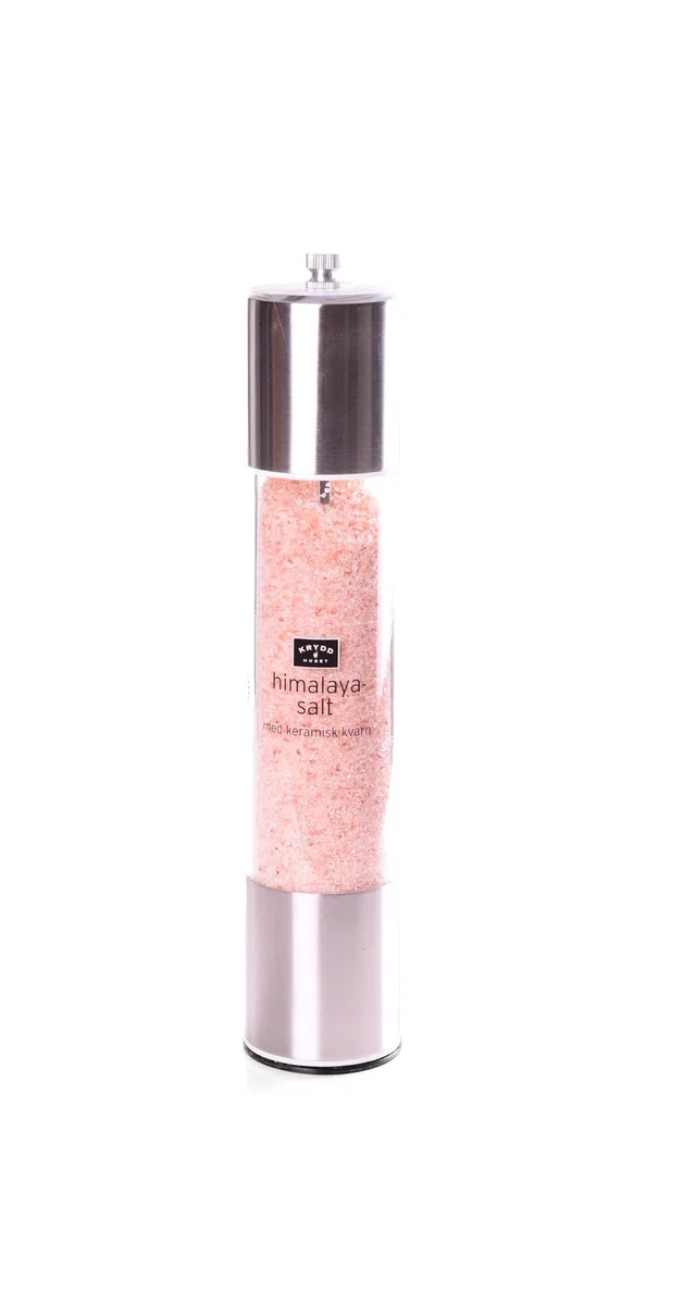 Molinillo - Molinillo de cerámica con especias y sal - Molinillo gourmet de acero inoxidable 30 cm (sal del Himalaya)