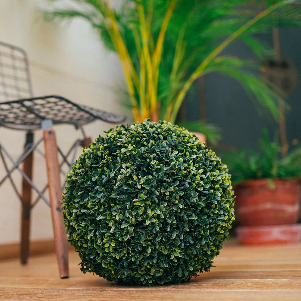 Esfera Decorativa Boj Común, Verde, 38 cm altura, Catral 72050024