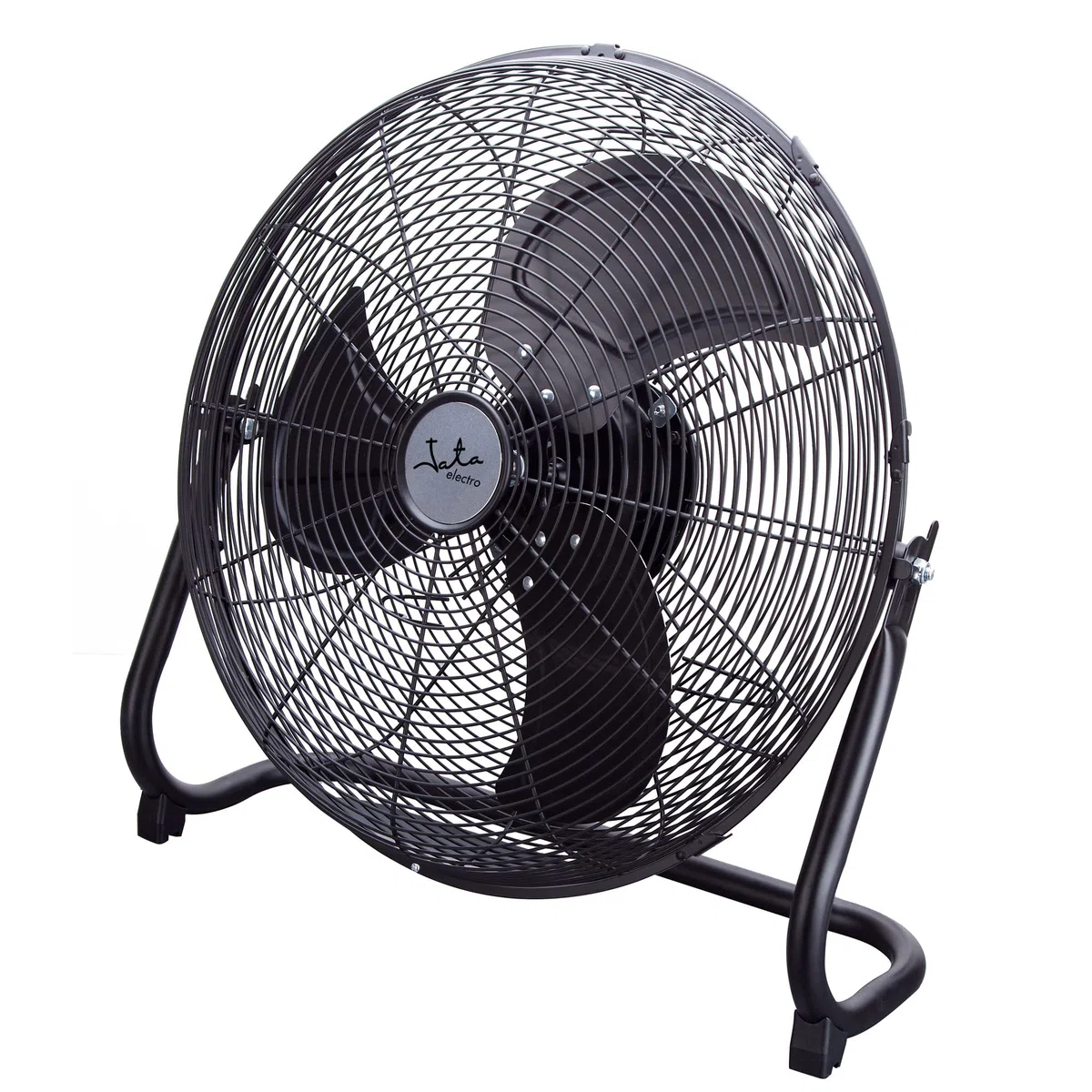 JATA VC3000 - Ventilador de aire industrial con 3 aspas metálicas. Gran ventilación. 3 velocidades. Multiorientable. Rejilla protectora trasera y delantera. Medidas: 50 x 55 cm