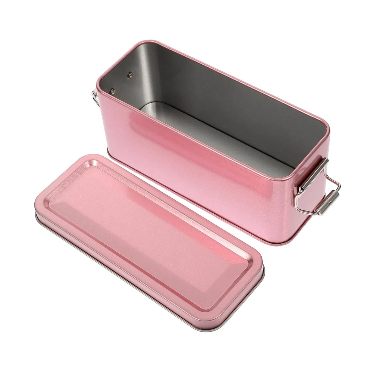 Tarro de galletas de metal con tapa, caja de lata duradera para dulces y galletas, caja de almacenamiento versátil para interiores, gran capacidad, sellado hermético inoxidable