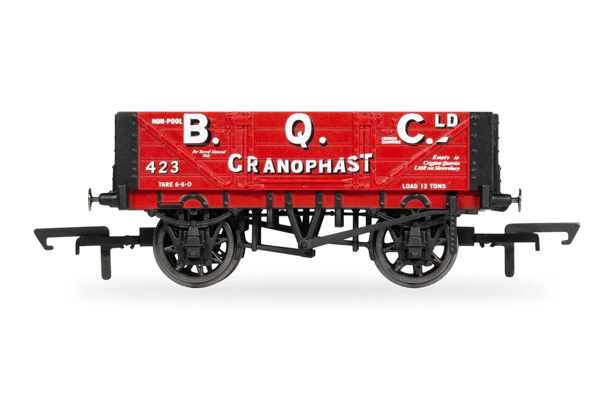 Vagón Hornby R60295 BQC de 4 tablones n.º 423