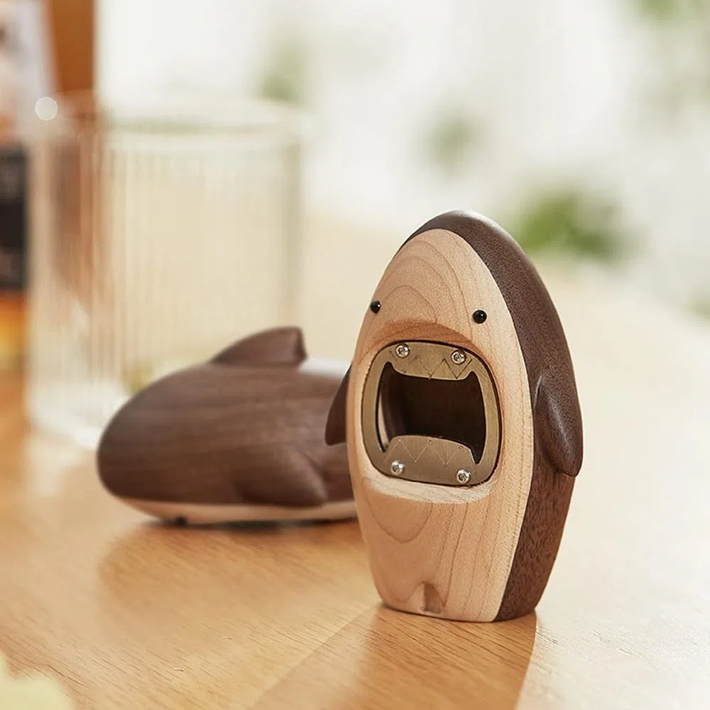 Abridor de botellas de madera, duradero y portátil, para latas y botellas, ideal para camareros y uso doméstico, gran regalo para ocasiones especiales
