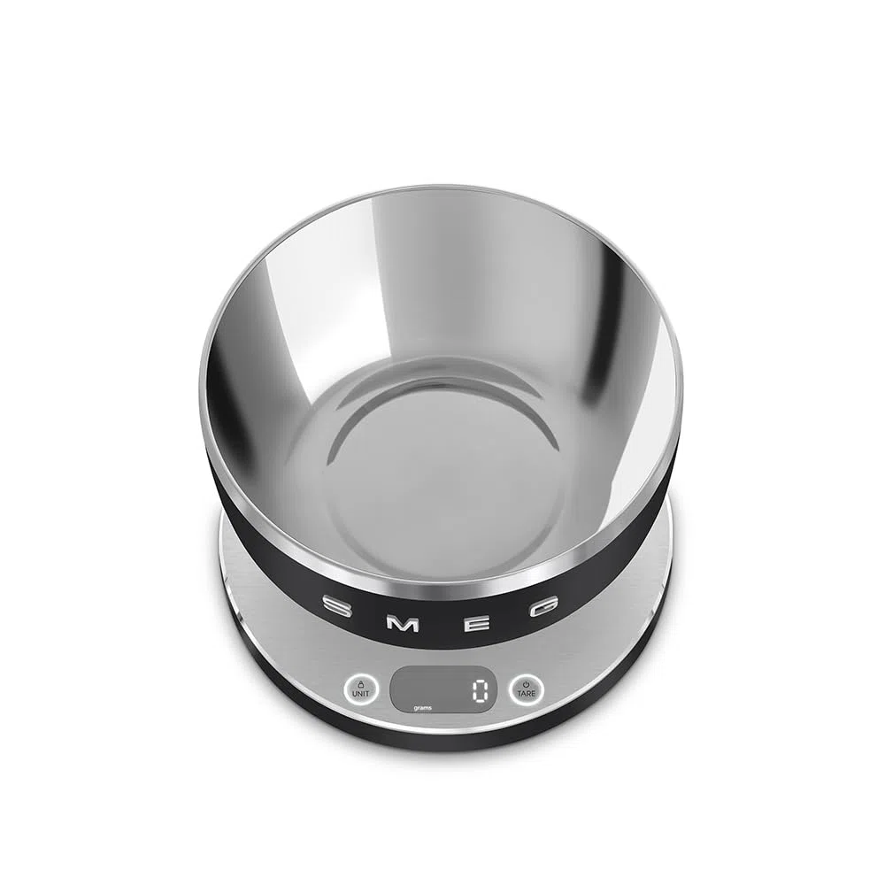 Smeg Báscula de cocina digital 'Negro mate'