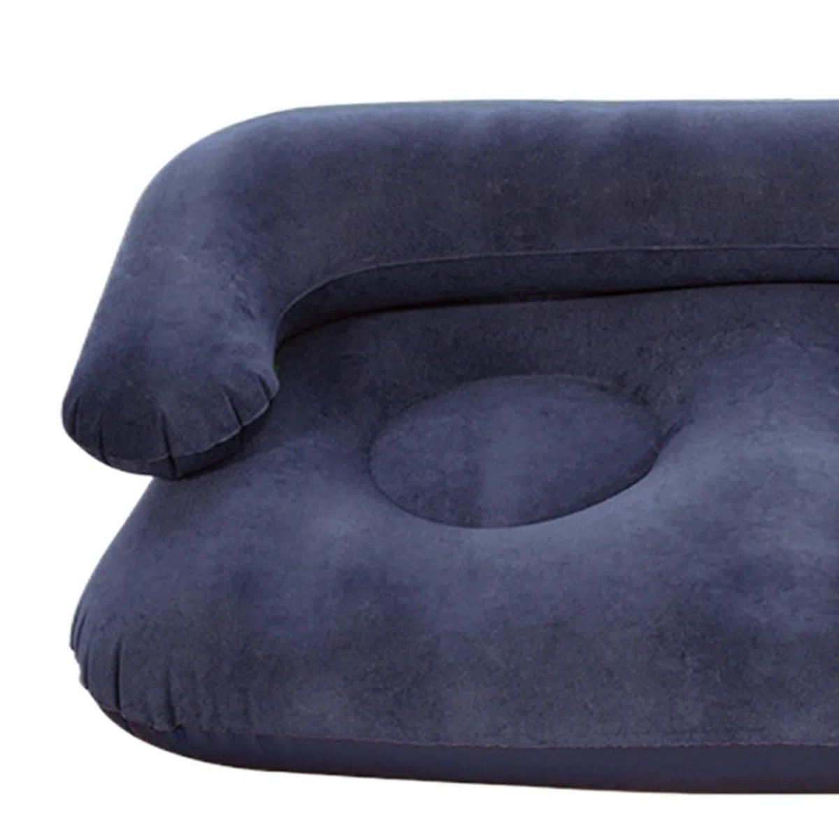 Sofá Hinchable de Camping,Sofá Plegable Afelpado Portátil Y Cómodo con Reposabrazos - Sillón de Aire,para Salón Películas Viajes Jardín Patio Terraza Porche Balcón Interiores Dormitorio