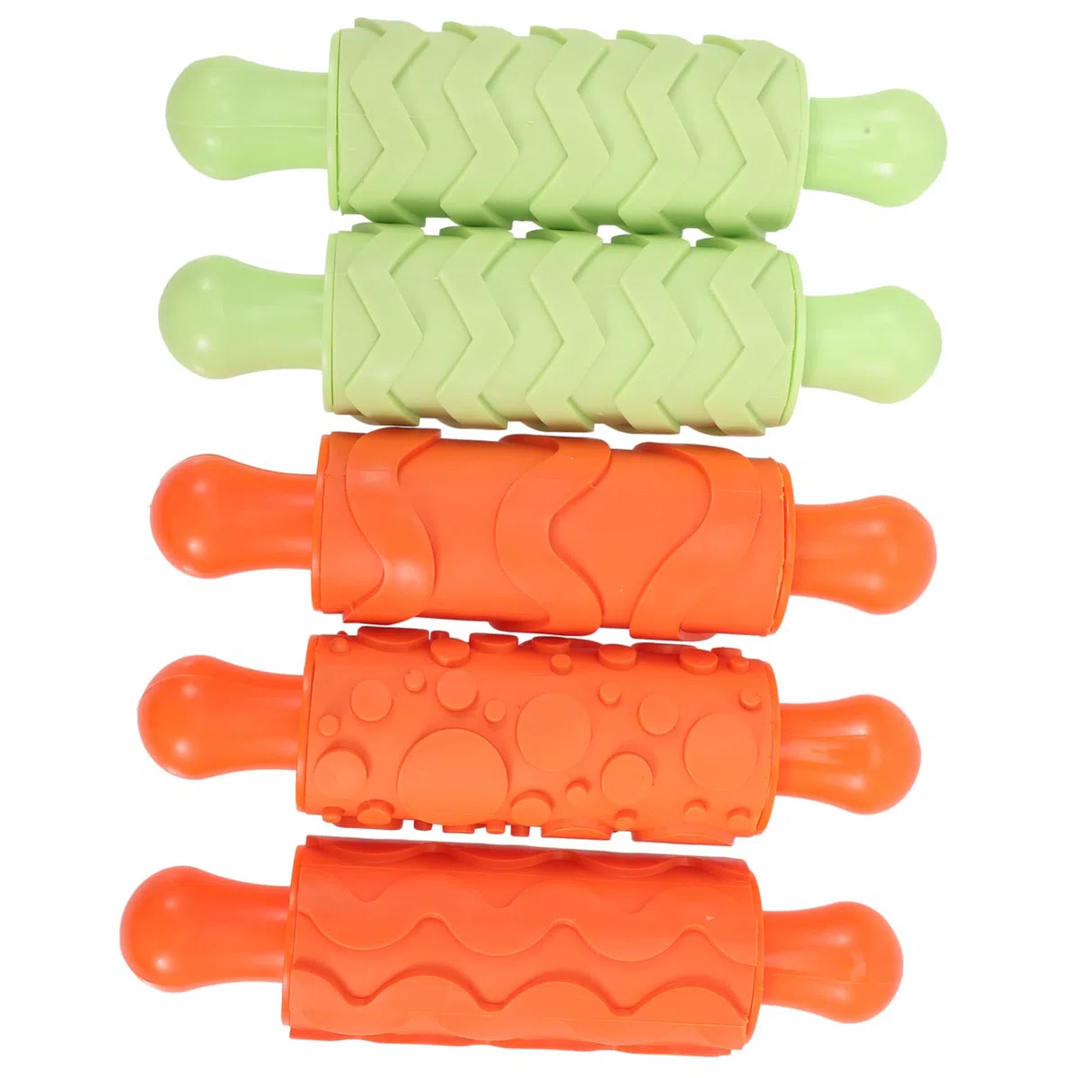 Alipis 2 Series Rodillo De Arcilla Para Herramientas De Manualidades Para Y Cocinar Utensilios Educativos Para Actividades Familia Comida Falsa 5 Piezas*2