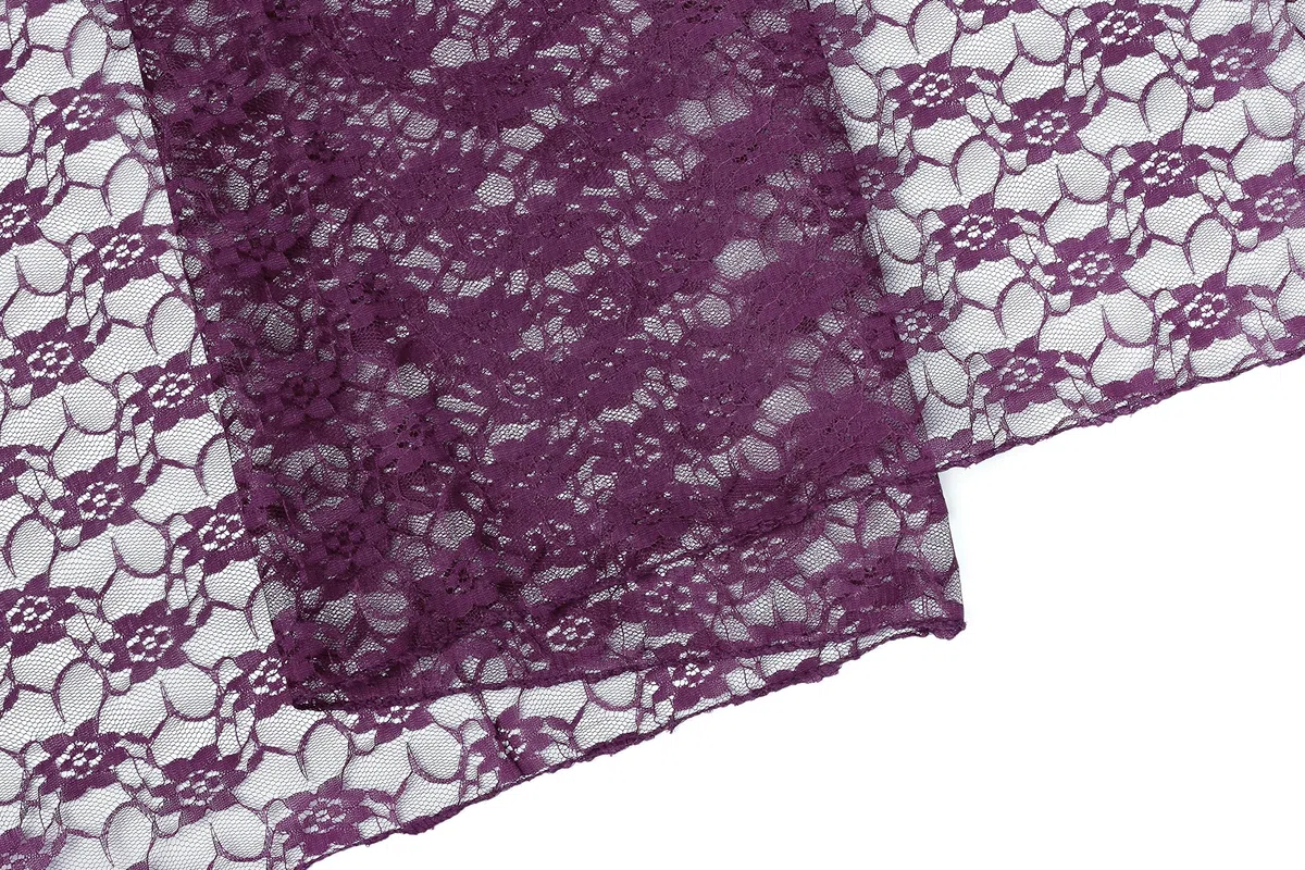 VDS Tela de Encaje para Bodas, Banquetes, Vestidos, Manualidades, decoración, Tela de Encaje, 137 cm por el Patio