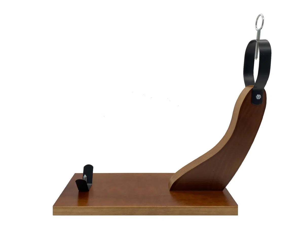 FERRETERIA LEPANTO Jamonero HuelvaEco, Soporte jamonero para Jamones y Paletillas, Jamonera de Uso Domestico y Restaurantes (Set Negro)