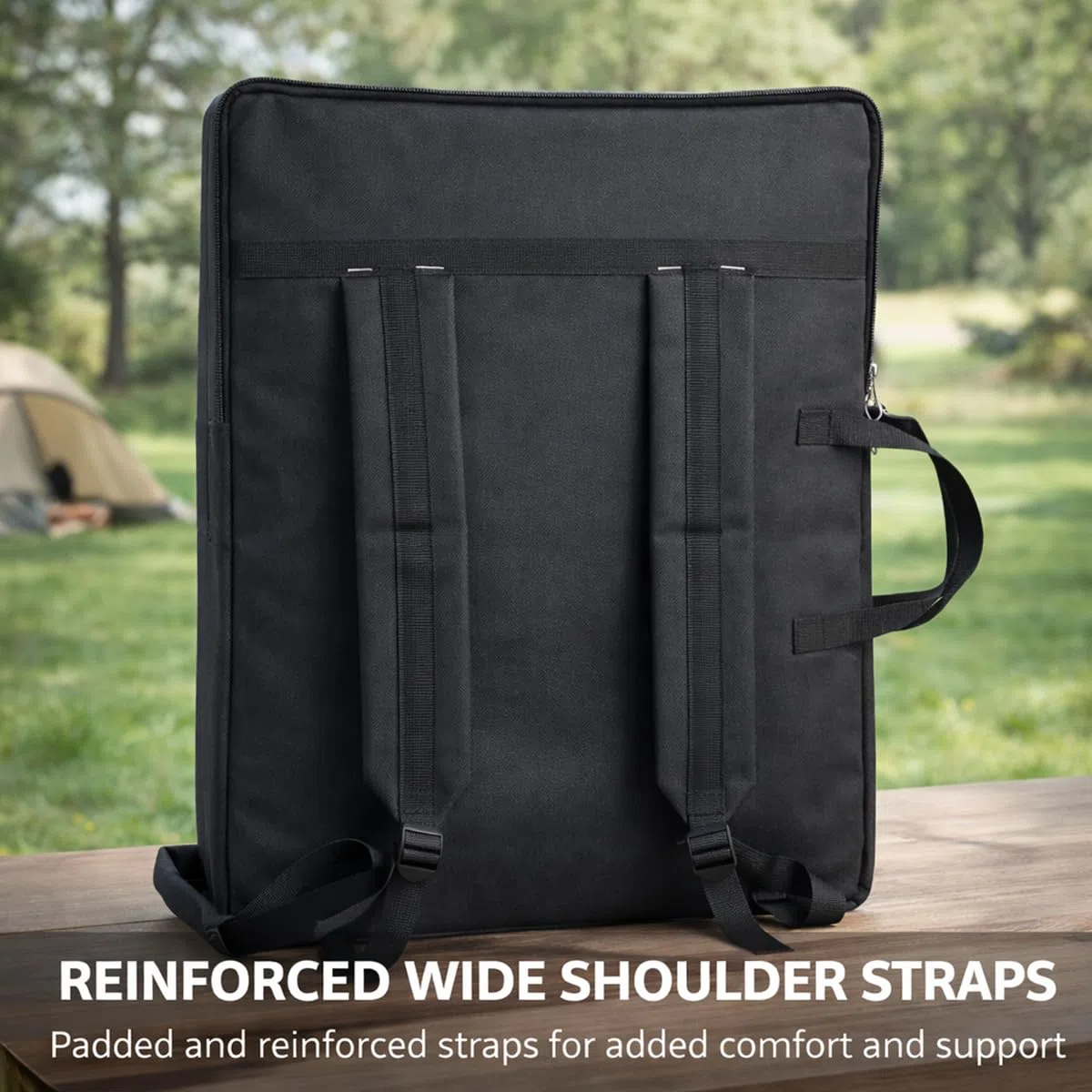 YMTECH Mochila Resistente al Agua de Gran Capacidad para Artistas – Bolsa organizadora de Arte con Compartimentos para Dibujo, lienzos y Materiales Escolares