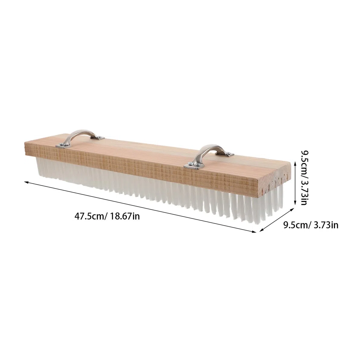 Cepillo de Limpieza para Ranuras Automático 48 Cm X 10 Cm para Escaleras Mecánicas, Herramienta de Mantenimiento Industrial para Suelos Comerciales, Adecuado para Limpieza