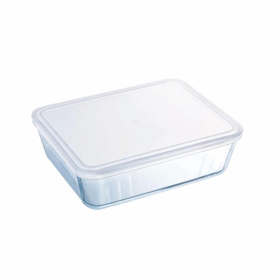Pyrex Classic - Recipiente rectangular con tapa, 4 litros, 27 x 22 x 9 cm
