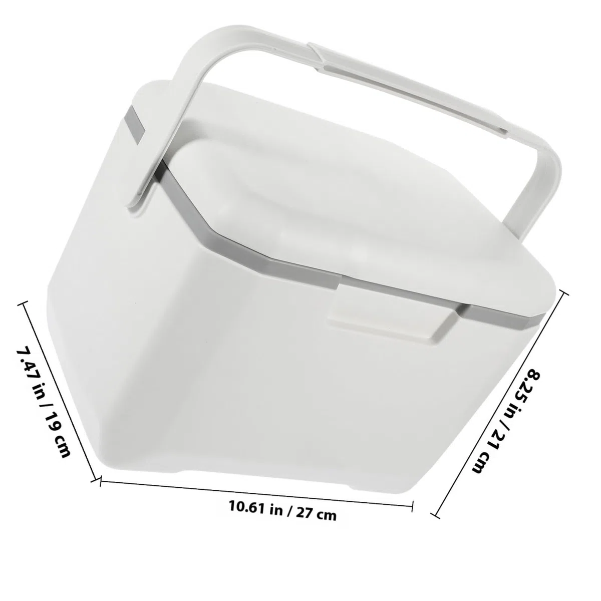 SECFOU Caja de Picnic Aislada para Exteriores de 6l Diseño Fácil de Transportar y Materiales PE, PU y PP para Mantener Alimentos y Bebidas Conservados por 48 Horas en Viajes y Salidas
