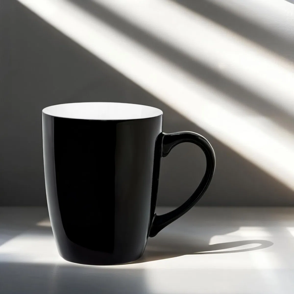 Glasmark KROSNO 1992 Taza de Cerámica 6 Piezas Juego de Tazas para Café y Té Negras 350 ml