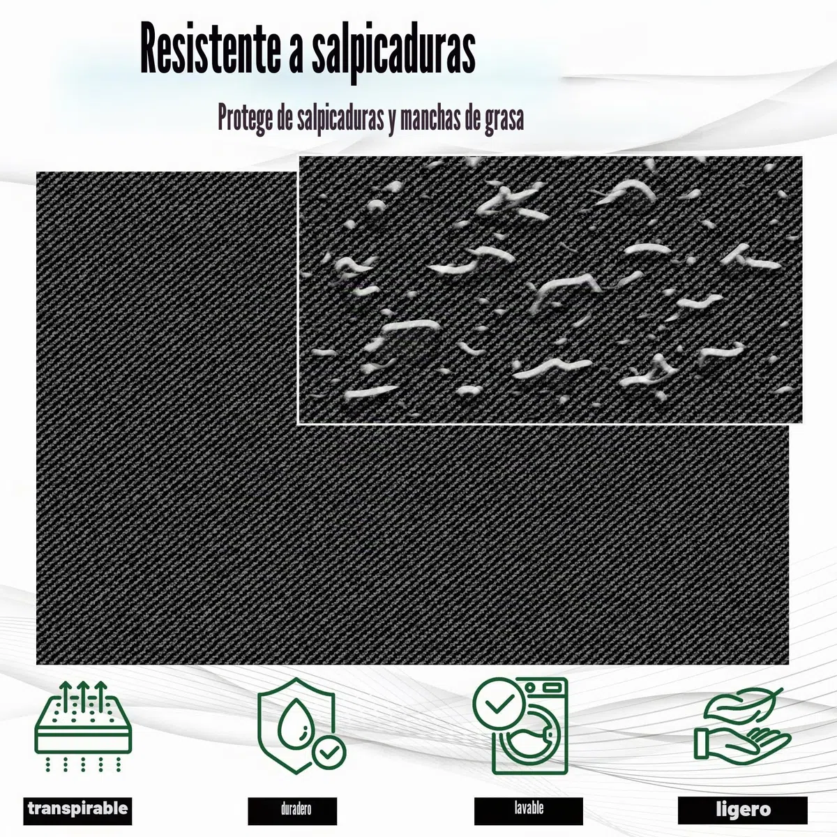 NOBONDO, Delantales unisex con 2 bolsillos espaciosos, lavables a máquina para cocina, manualidades, barbacoa o dibujo, 12 unidades, Negro
