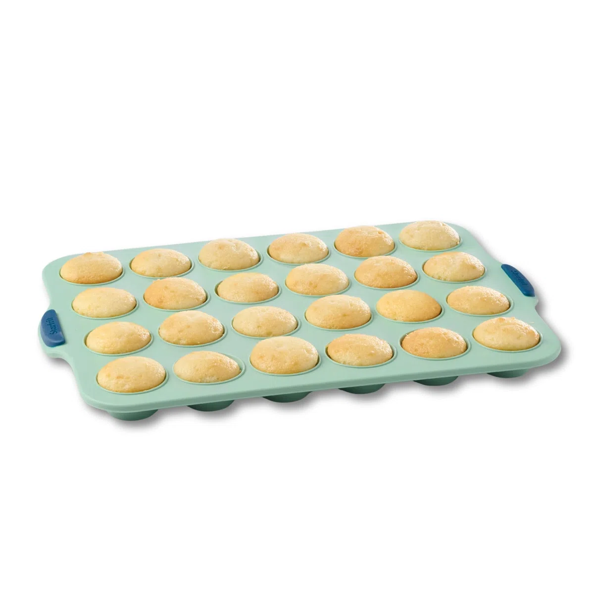 STARFRIT Moldes de silicona para hornear, 24 mini magdalenas