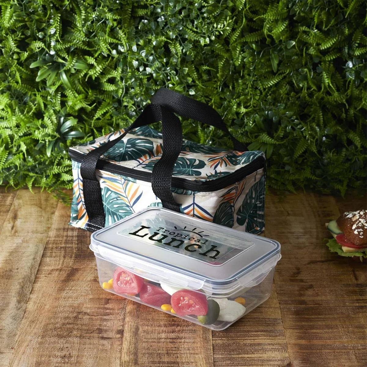 Deconation - Lote de 3 almuerzos con bolsa fresca isotérmica de 75 cl a juego – Caja de comida nómada