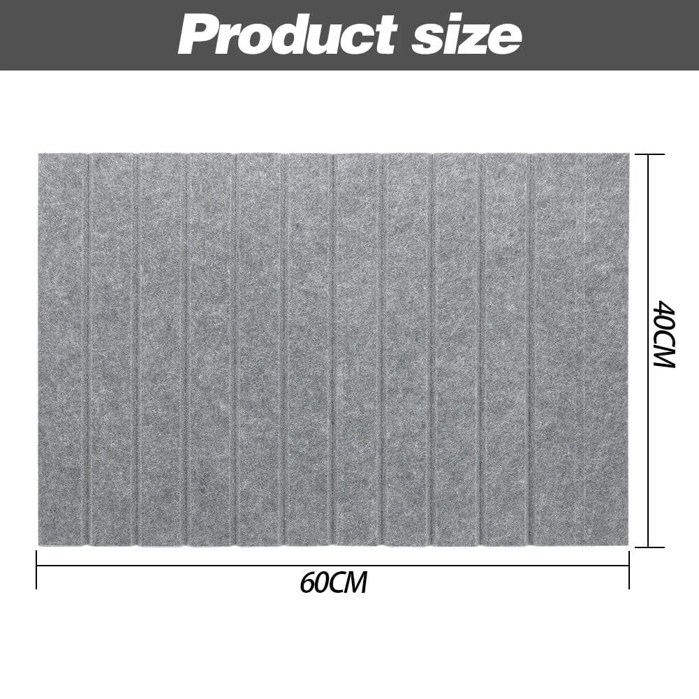 Gohytal 60 x 40 cm pequeño tablón de anuncios grande decorativo de fieltro, tablero de pines de 0,9 cm de grosor, pared de corcho, pizarra plegable con cinta adhesiva autoadhesiva para salón