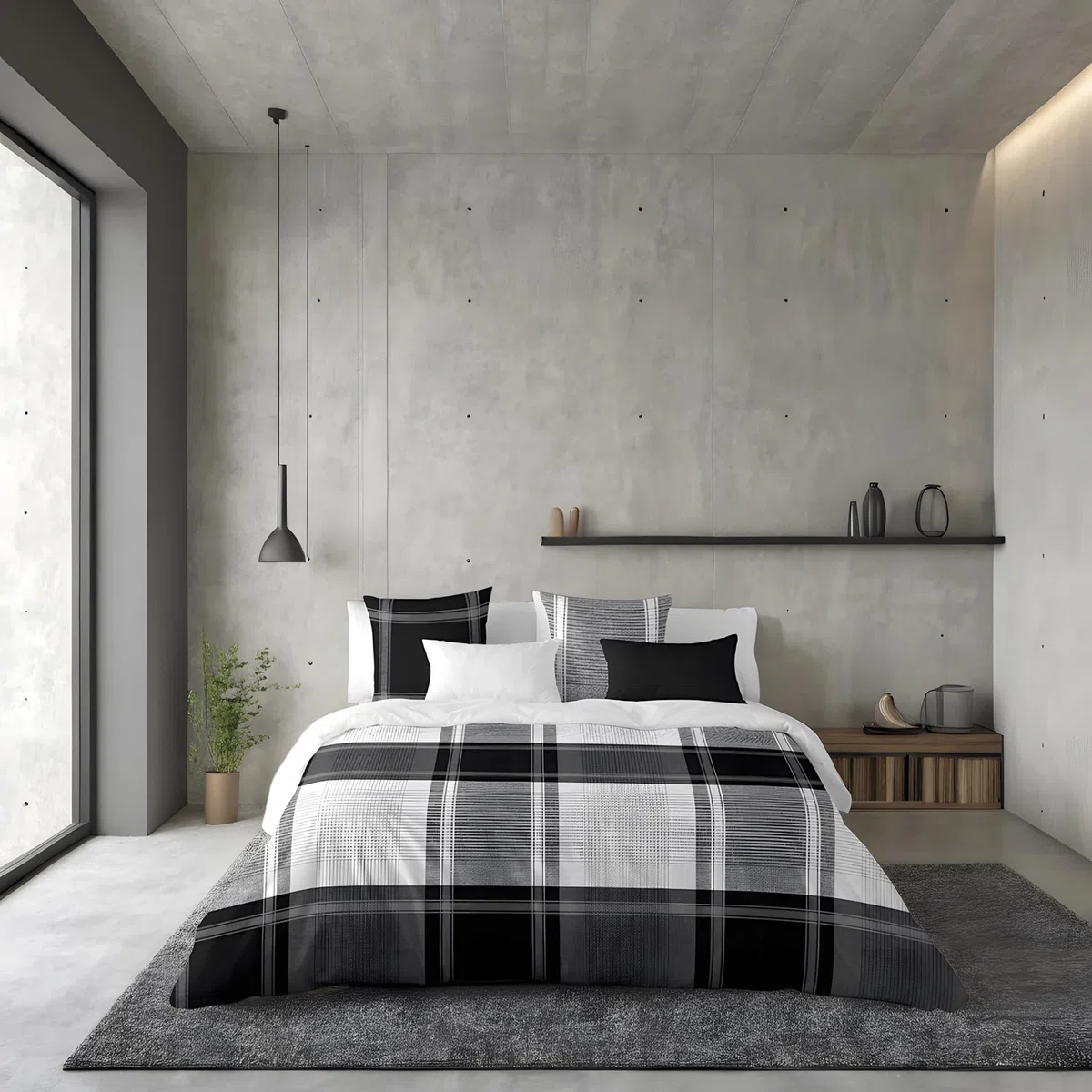 NATURALS - Funda Nórdica Estampada Cama 90-100% Algodón Suave y Transpirable - Juego de Edredón 150x220 cm con Solapa + 45 cm - 1 Funda Almohada 45x110 cm - Fabricado en España