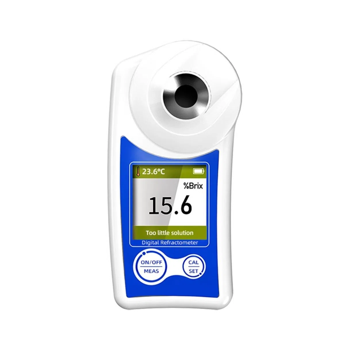 Medidor LCD Digital Refractómetro De Azúcar Precisión 0.2% Rango 0-55% Medir El Contenido La Cerveza Bebidas Frutas Respuesta RáPida