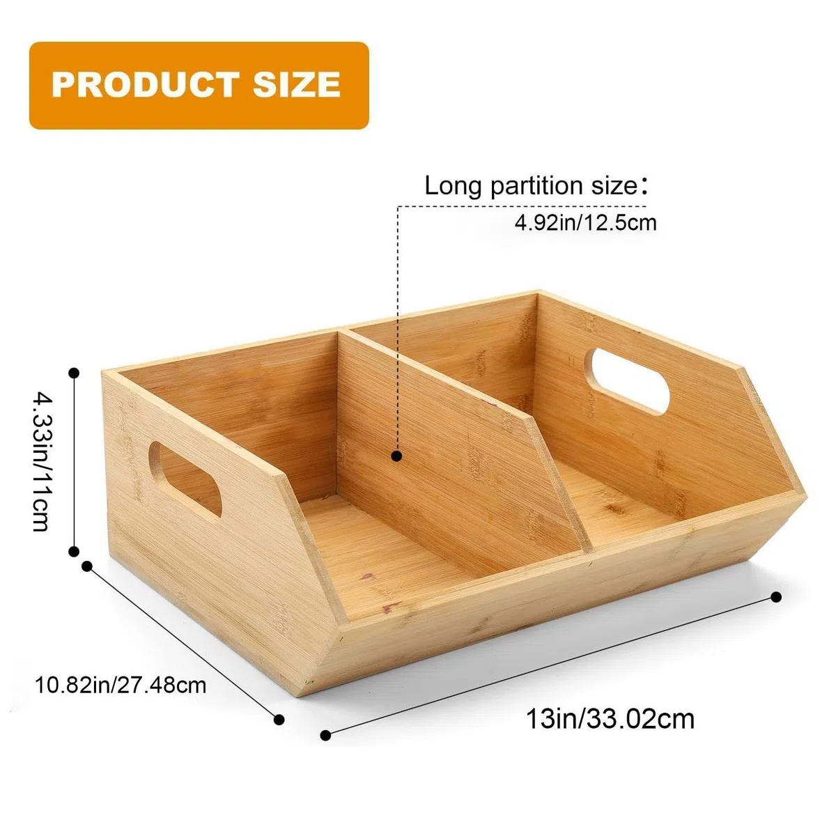 Cajas Organizadoras de Despensa Organizador de Madera Apilable | Cajas de Almacenamiento de Despensa Para Alimentos En La Cocina El Hogar Snack Patata Y El Baño