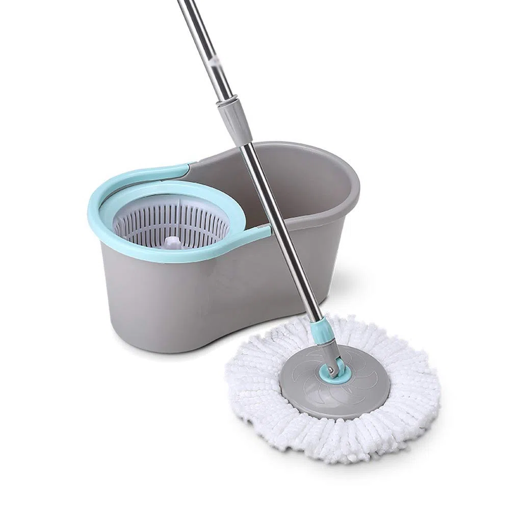 Cabezal Giratorio 360, Cabezal Giratorio de Microfibra para fregona de Suelo para ama de Llaves, fregona para Limpieza de Suelos del hogar Vision
