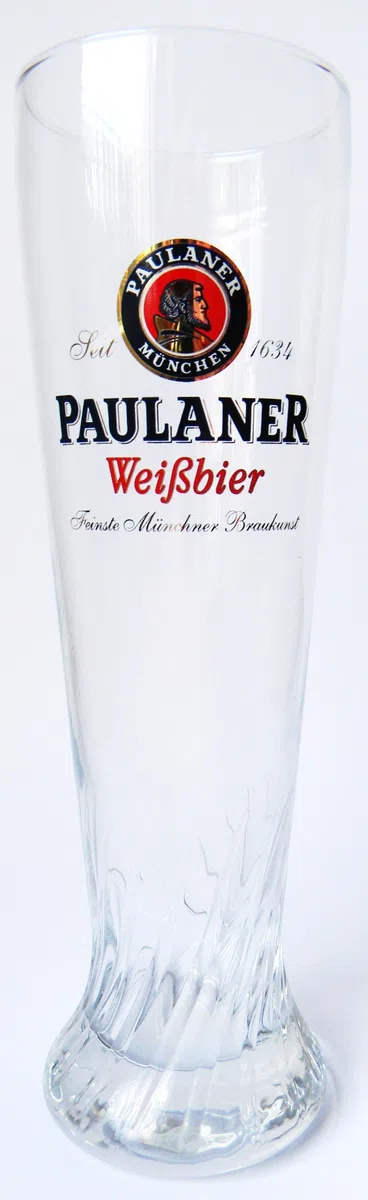 PAULANER Juego de 6 vasos de cerveza, 0,5 litros, cerveza de trigo