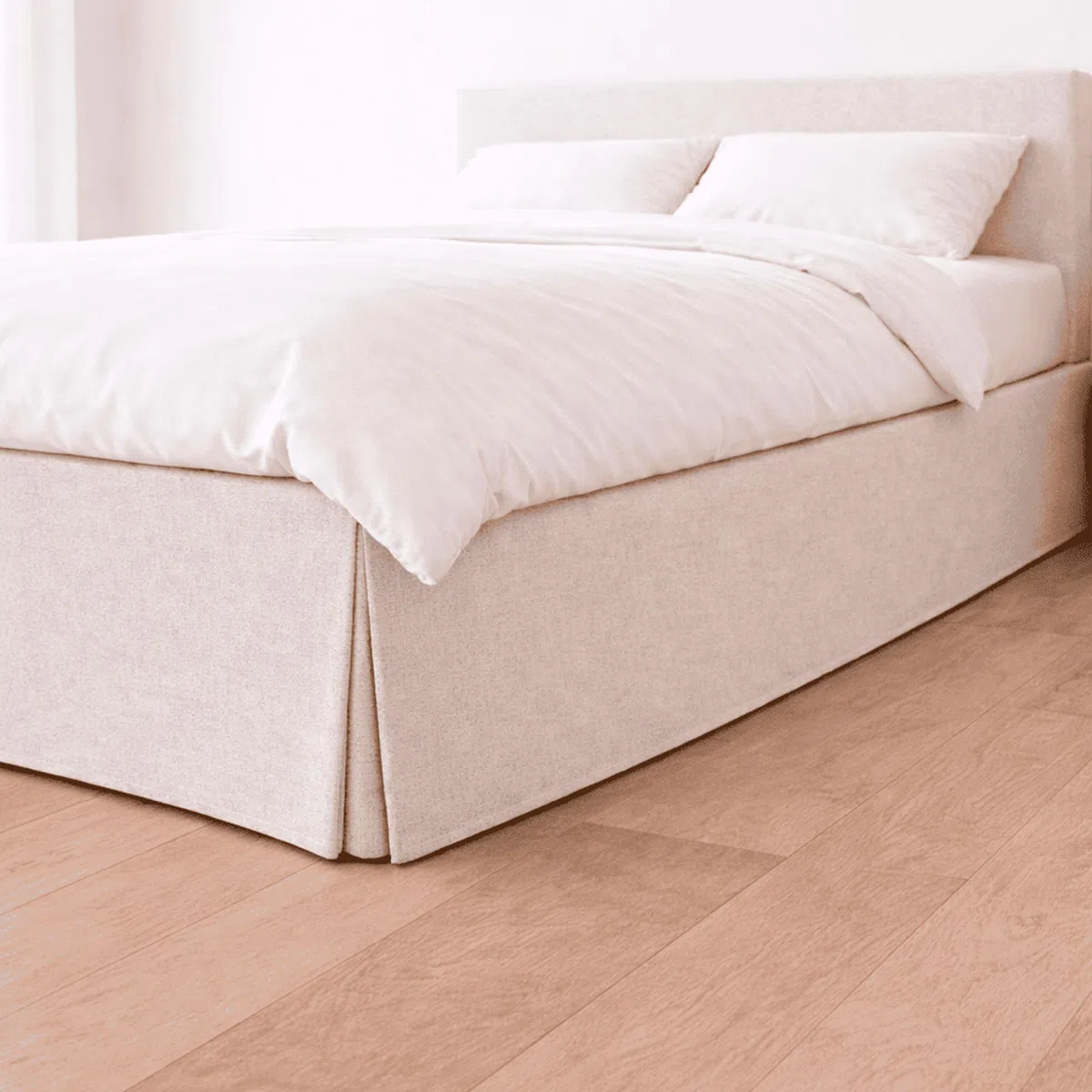 Donegal Collections Cubre Canapé Cama 150x190/200 cm Piedra Late - Funda Somier Cubre Canapé Ajustable - Faldon Cama Transpirable y Antideslizante 50% Algodón 100% Fabricado en España