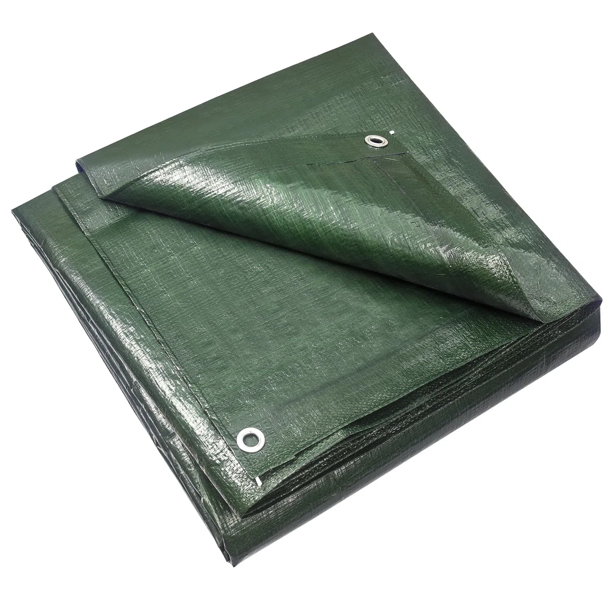 jarolift Lona Cobertora de Protección Polietileno 90 g/m² Impermeable Resistente al Moho y al Desgarro, 2 x 3 m, Verde