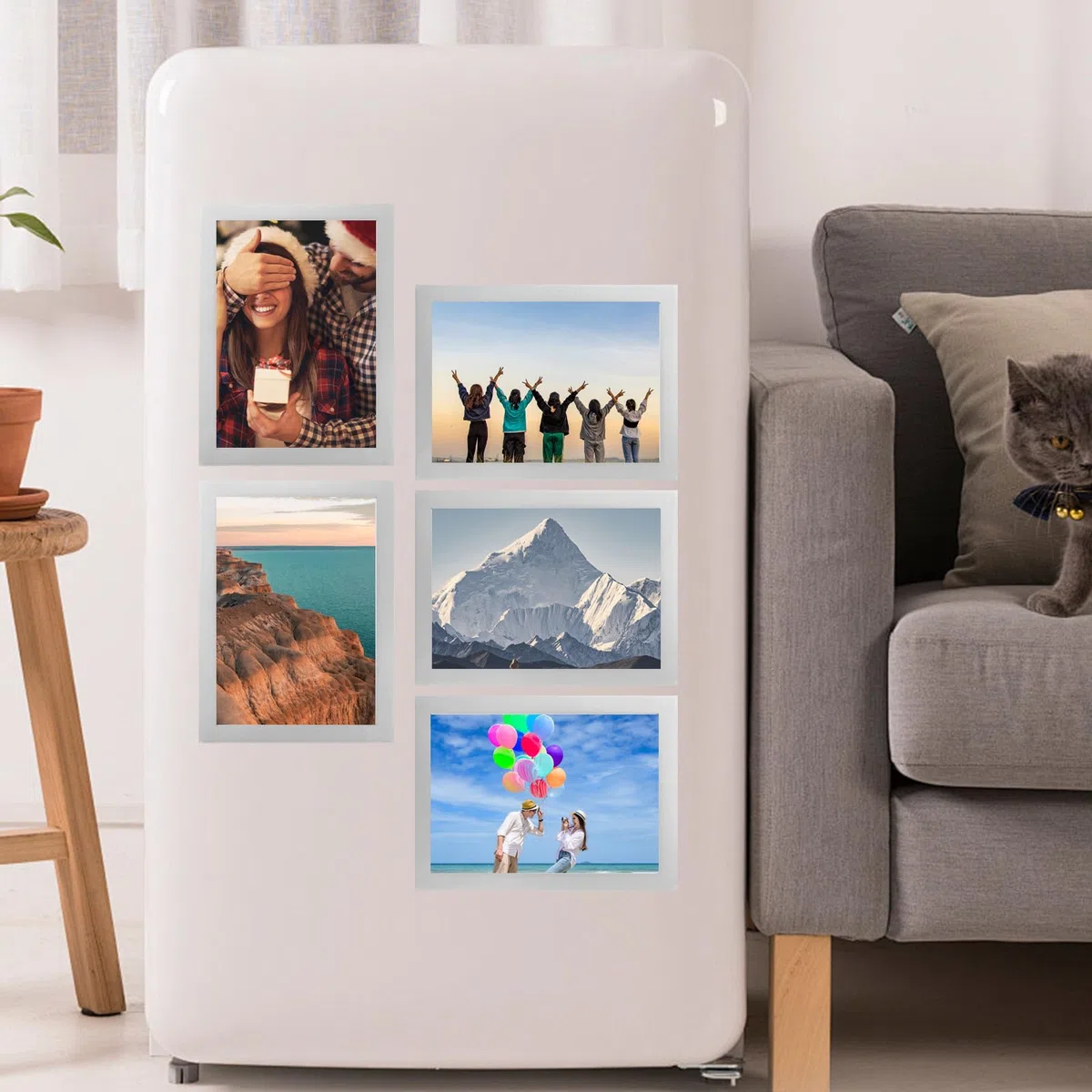 20 Piezas Marco Magnetico A5, Marco A5 de PVC Transparente Autoadhesivo 180 x 240 mm, Portadocumentos Pared Color Plata para Carteles, Avisos, Fotos, Oficina y Tienda
