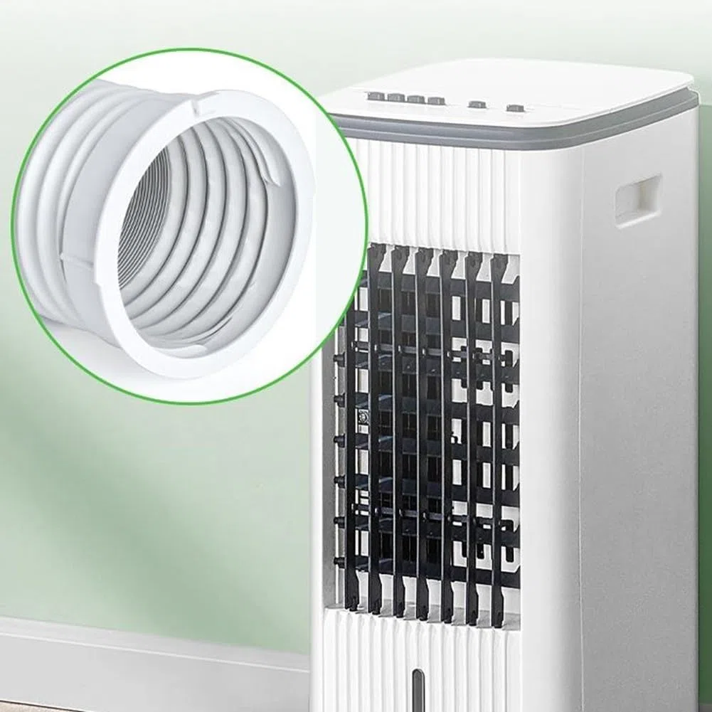 Portátil, tubo de escape acondicionador, manguera para Midea, kit de conector de CA de 150 mm, extensible resistente al calor, conducto de refrigeración PP, reemplazo, accesorios móviles de