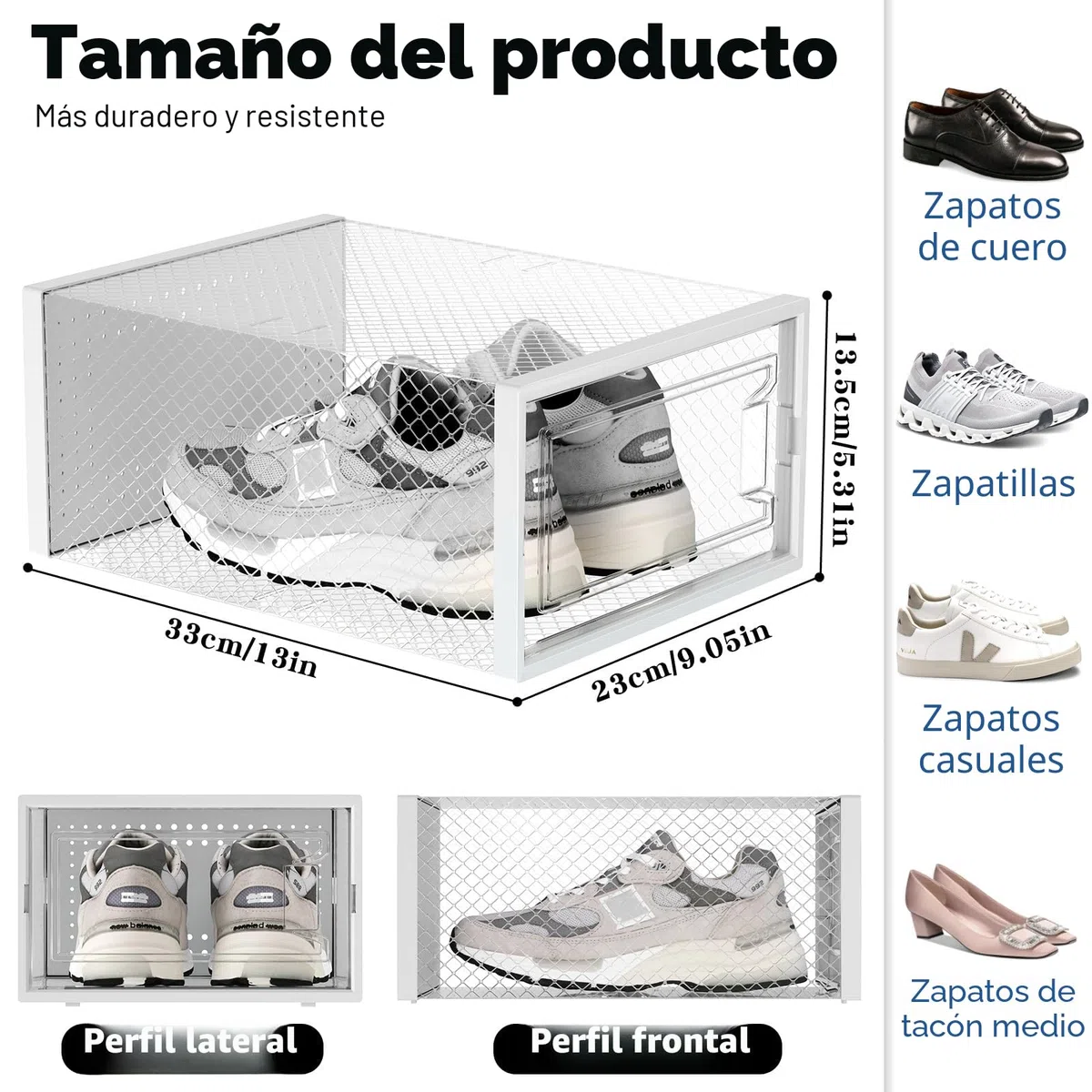 Caja de zapatos – 12 cajas de almacenamiento de zapatos, organizador de zapatos apilable de plástico transparente, zapatero con puertas para mujeres/hombres, almacenamiento de zapatos para Reino Unido