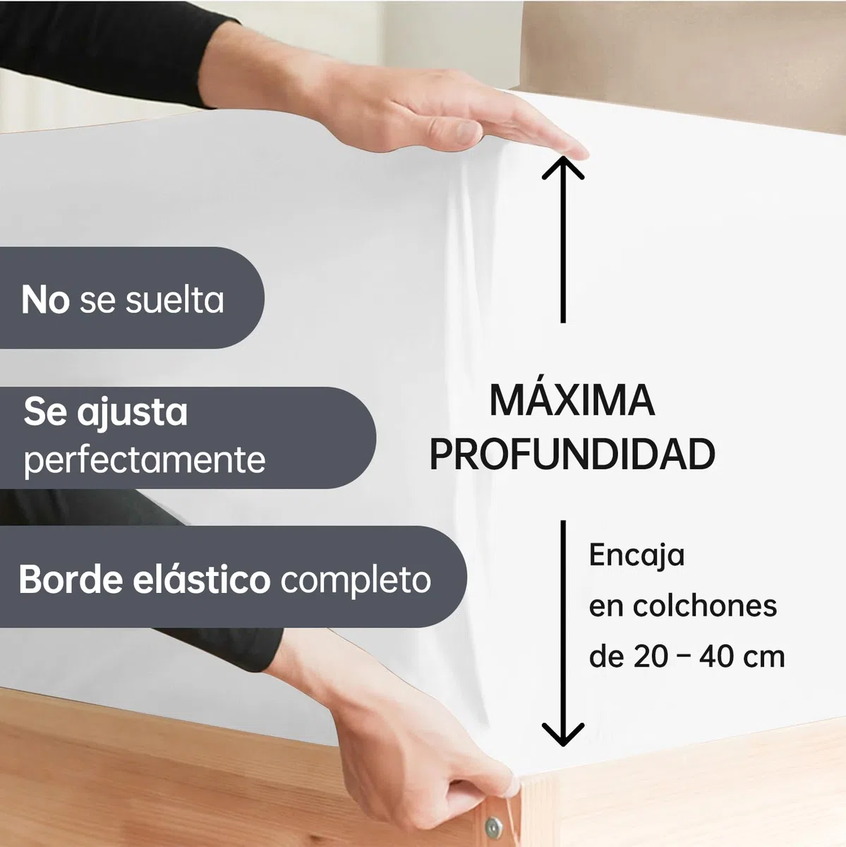 ONIROS Home Juego Sabanas 150 x 190/200 de Lujo Incluye Fundas Almohadas 75x50 Pack 2 | Sabanas Bajeras 150x190 Ajustables y Encimera | Sabana 150 x 200 - (Sabanas Cama 150, Blanco)
