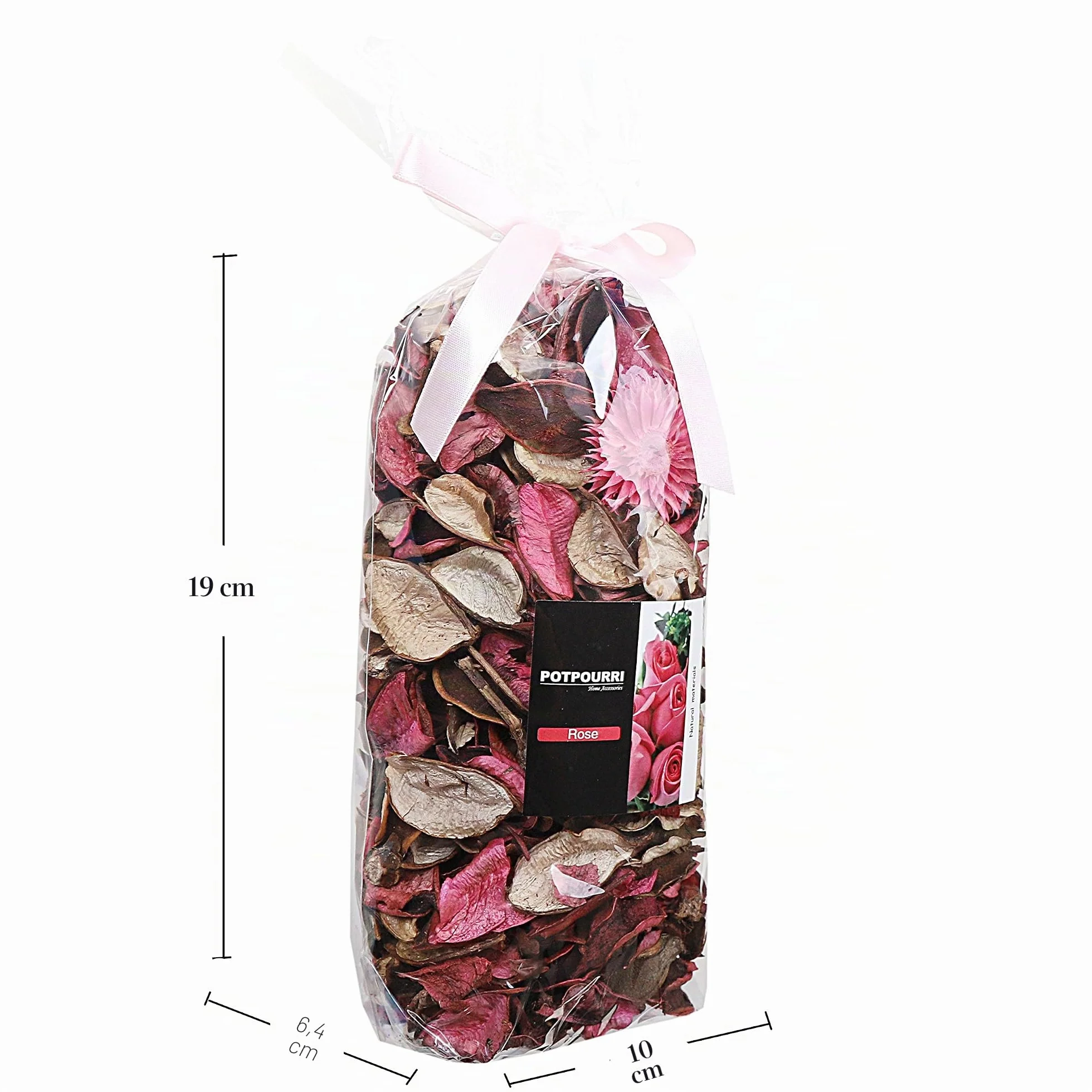 Qingbei Rina 2 Bolsas Potpourri Rose, 240 g de Flores secas, decoración de la Olla Fragancia Fragancia Flower Flower Table Centerpiece, bolsita de Perfume, decoración del jarrón de tazón