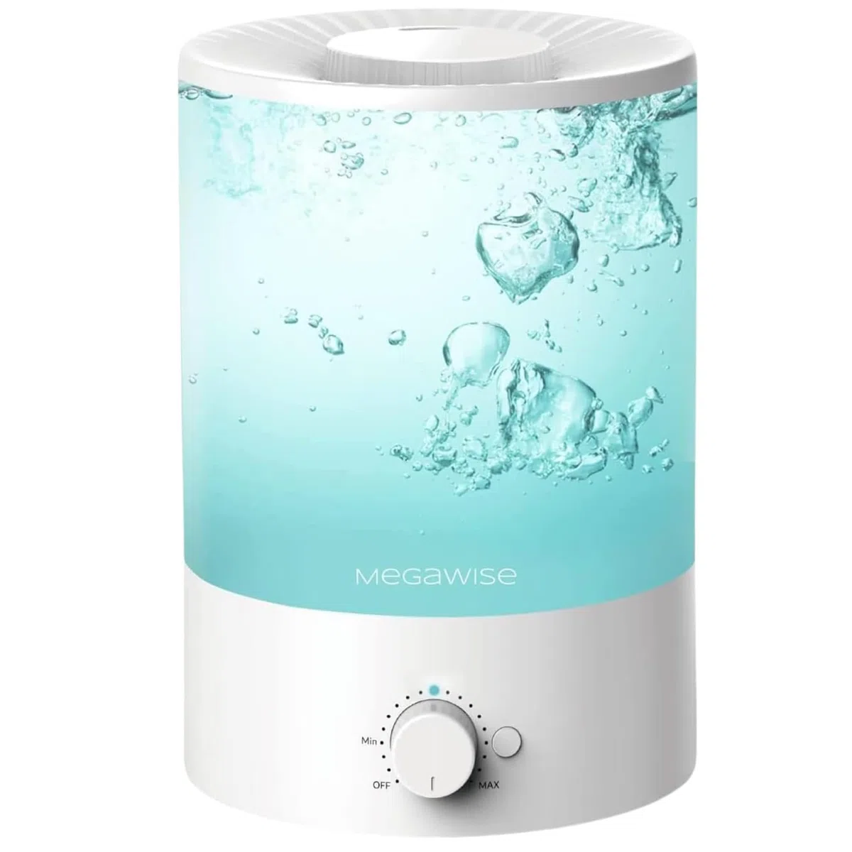 Megawise topfil 7 color Humidificador de lámparas nocturnas para dormitorios infantiles, capacidad 3.5l, diseño sin fugas, salida de niebla apagada automáticamente
